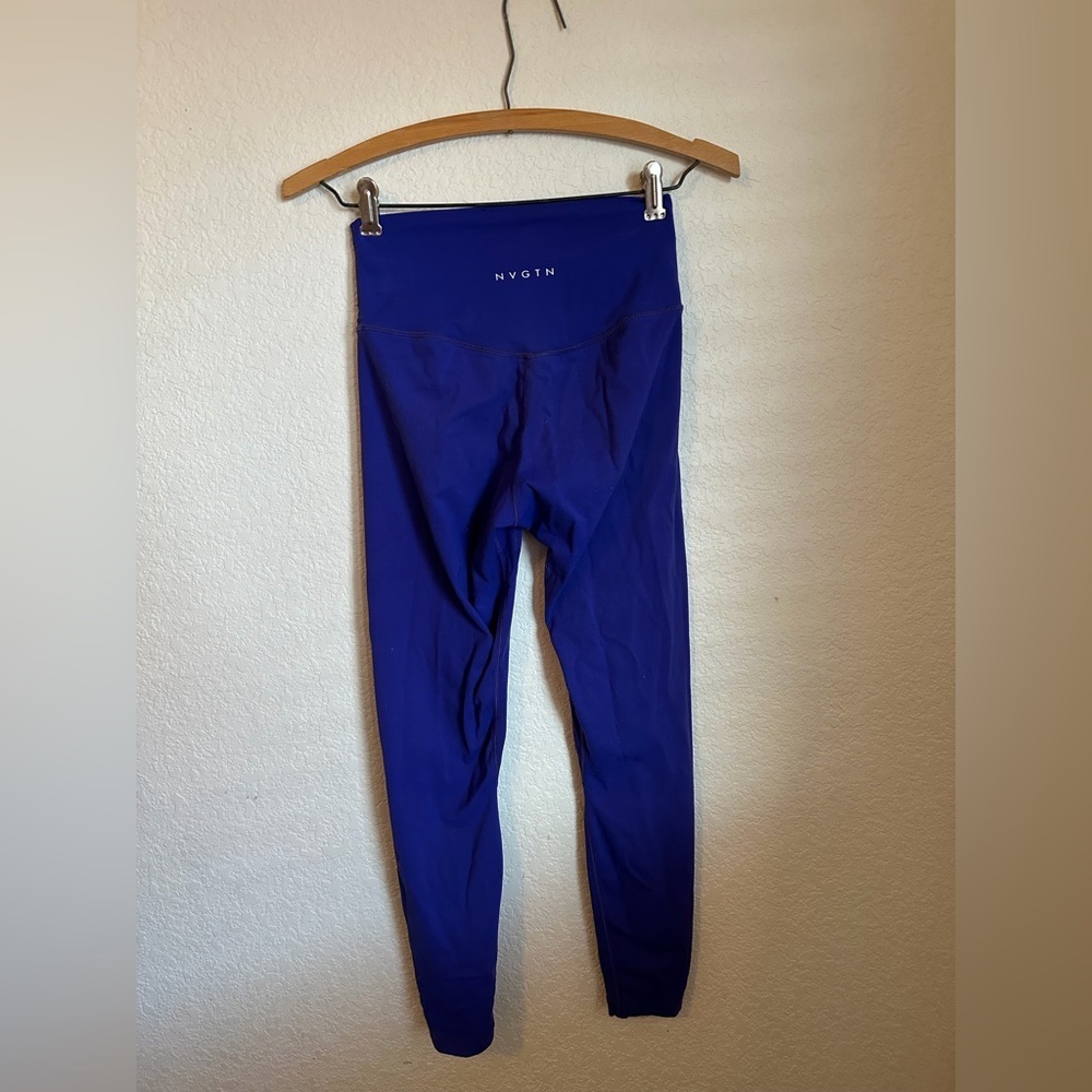 NVGTN Cobalt Blue Leggings Small - Picture 4 of 6